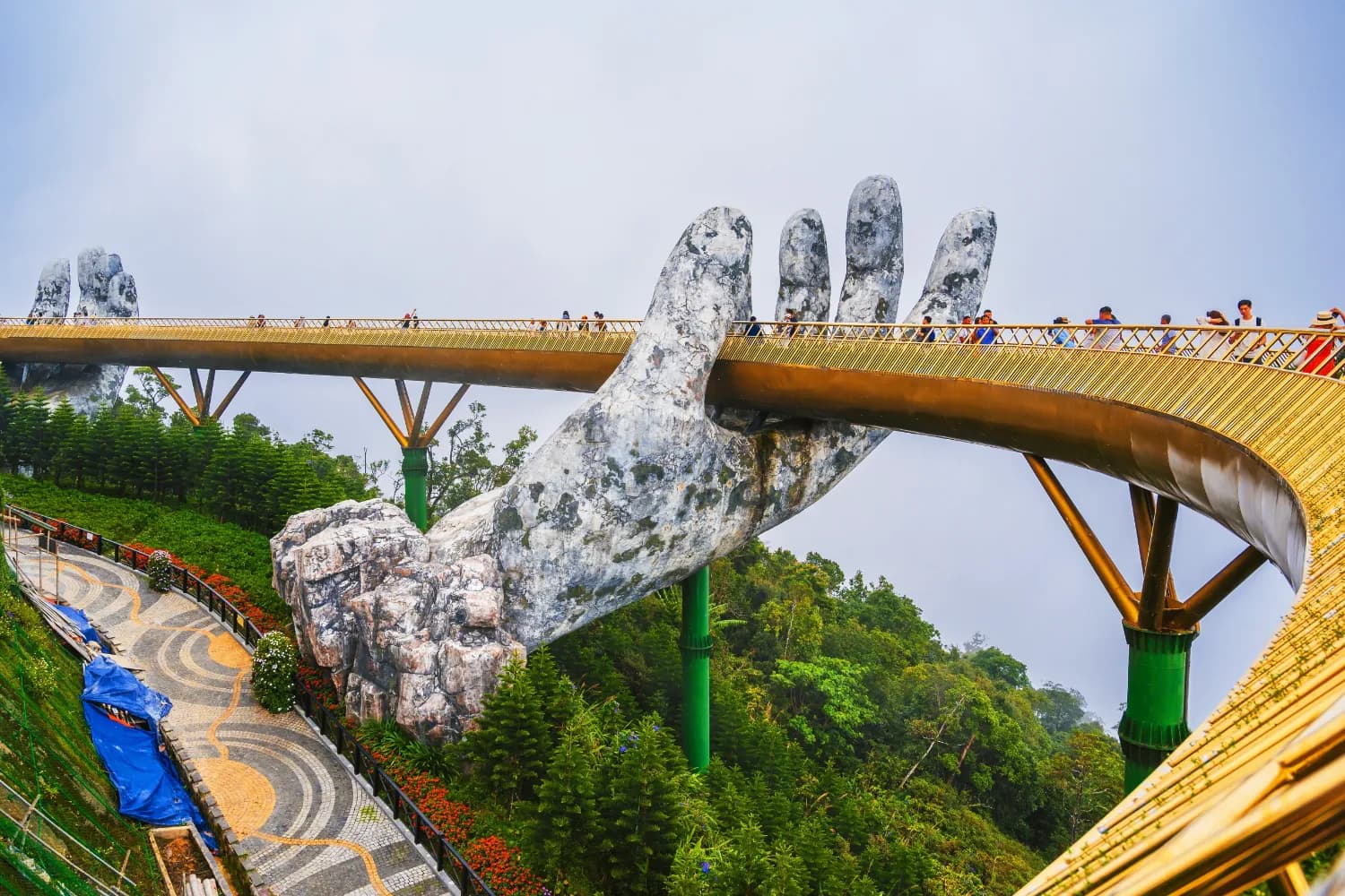 Danang’s iconic Golden Bridge