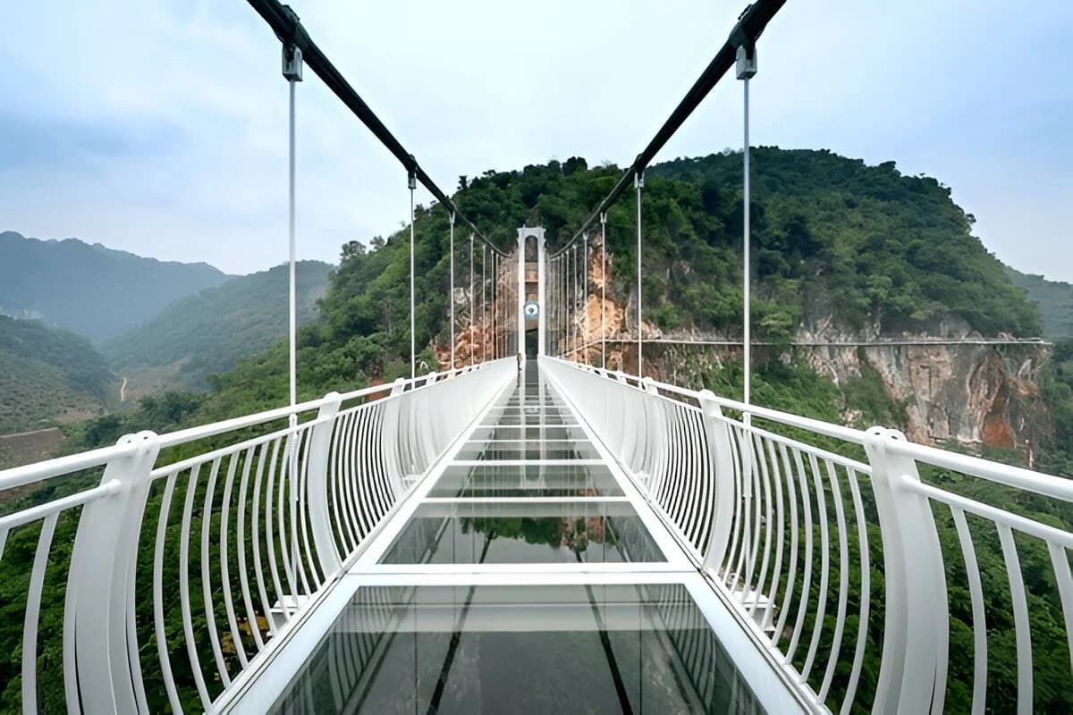 Glass Bridge in Vietnam