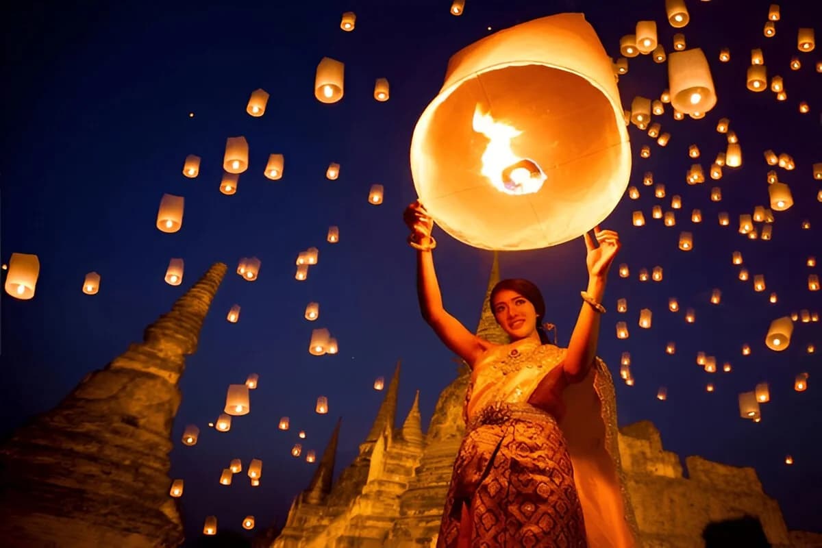 Lantern Festival in Thailand