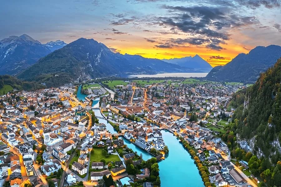 Cities in Switzerland - Interlaken