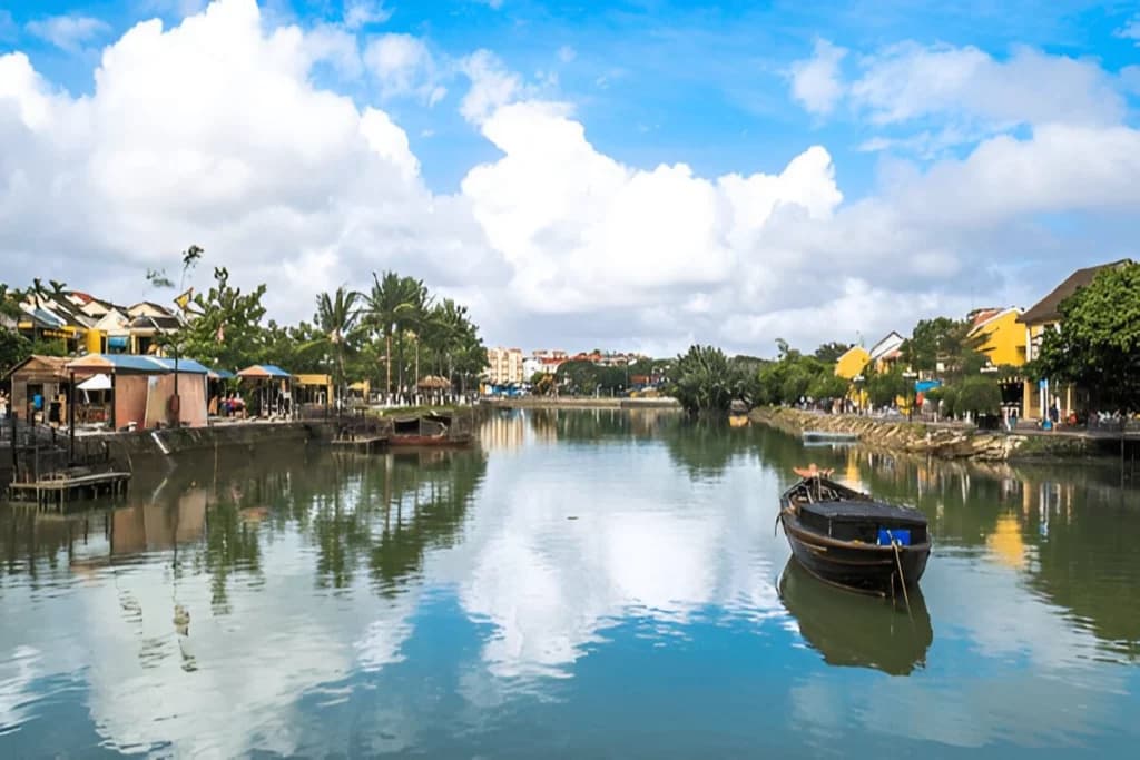 Ride a Boat on the Thu Bon River