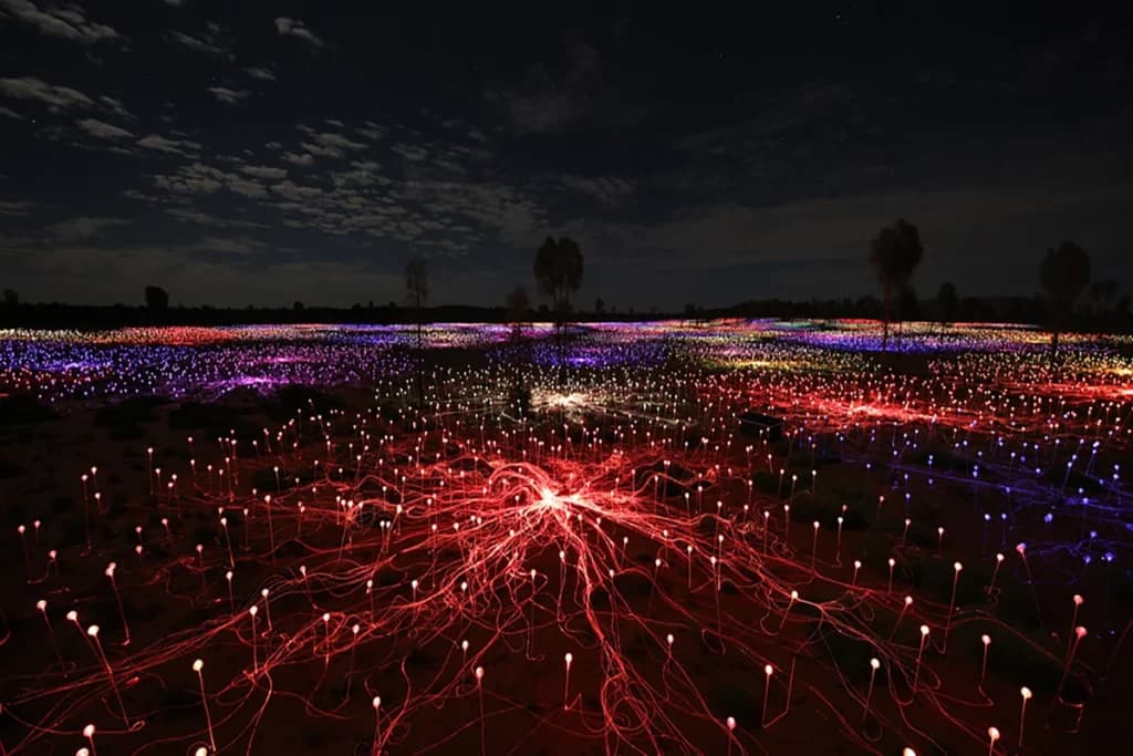 Uluru’s Field of Light