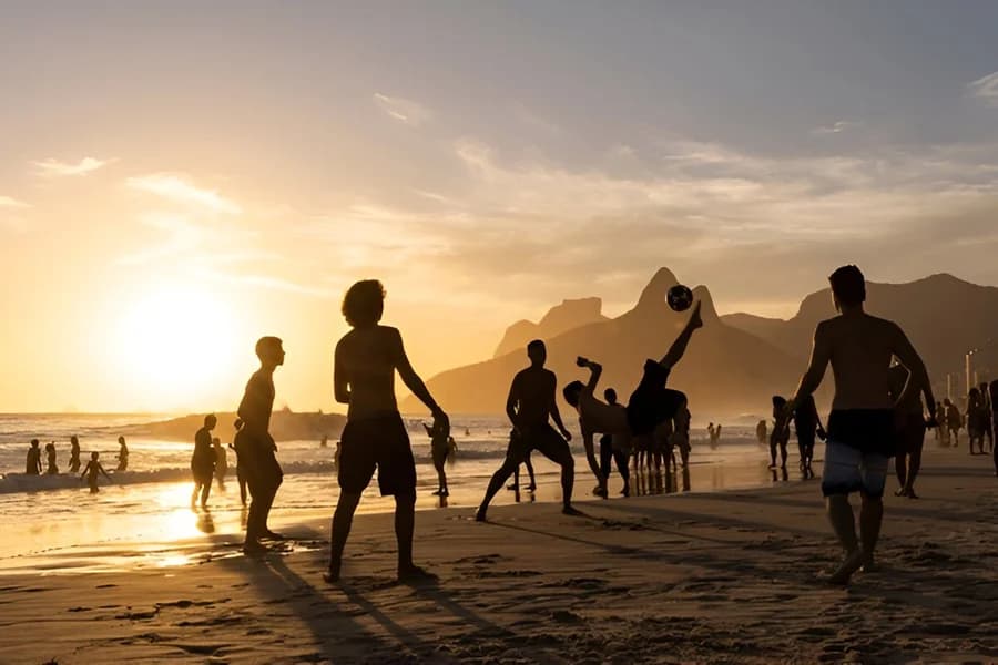 Beach Football at Varca Beach