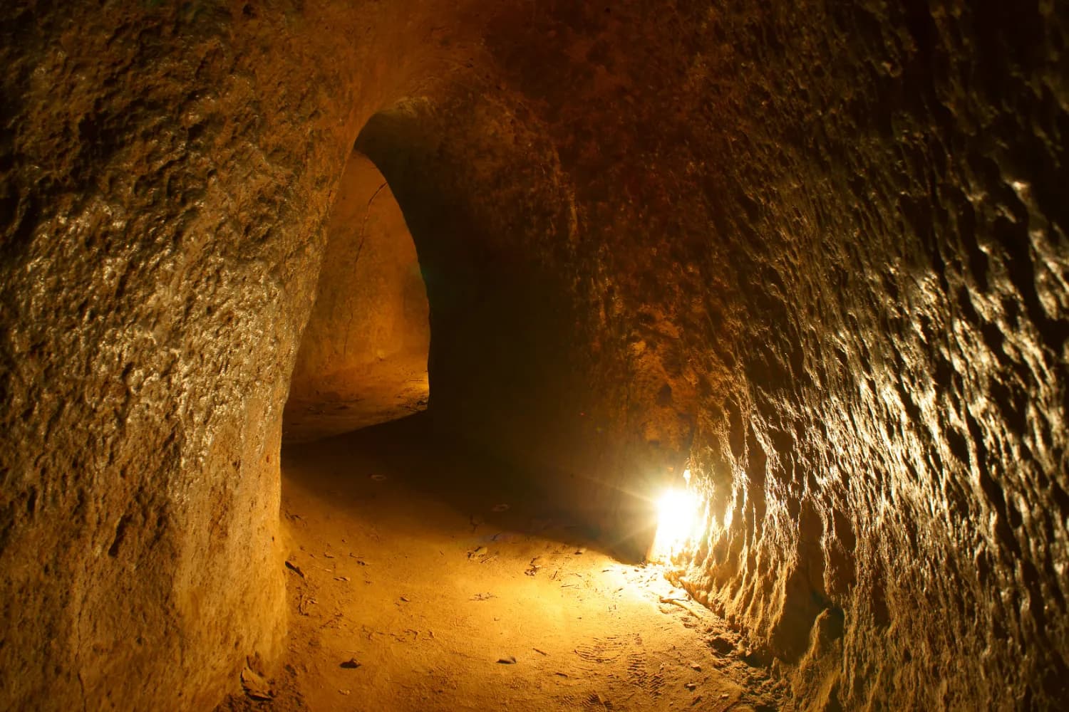 Cu Chi tunnel, historic famous place in Vietnam