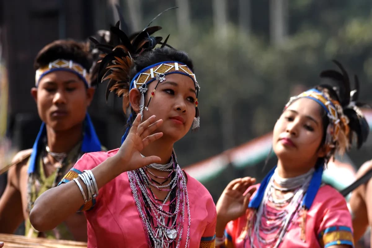 Locals in Wangala Festival