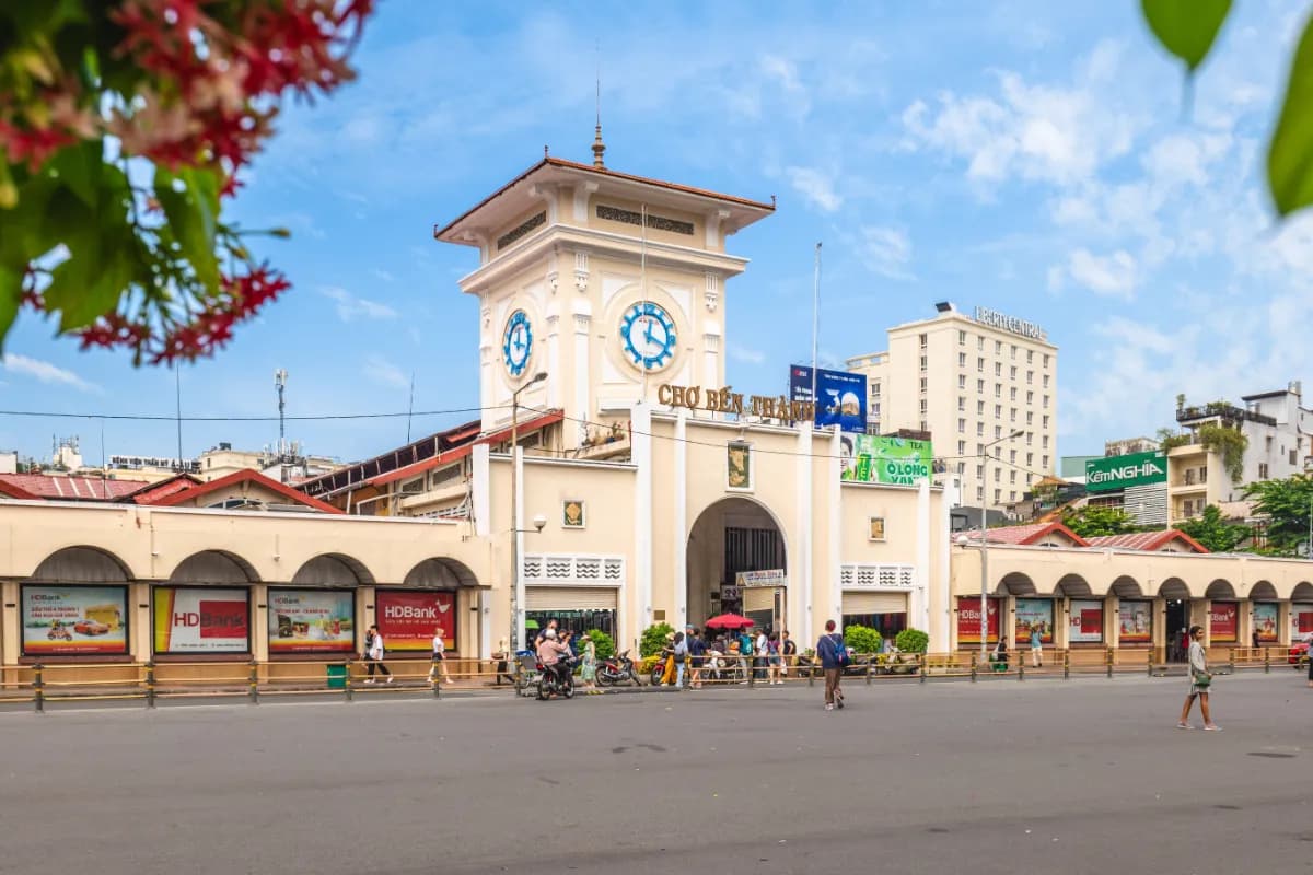 Saigon Central Market, also known as Ben Thanh market