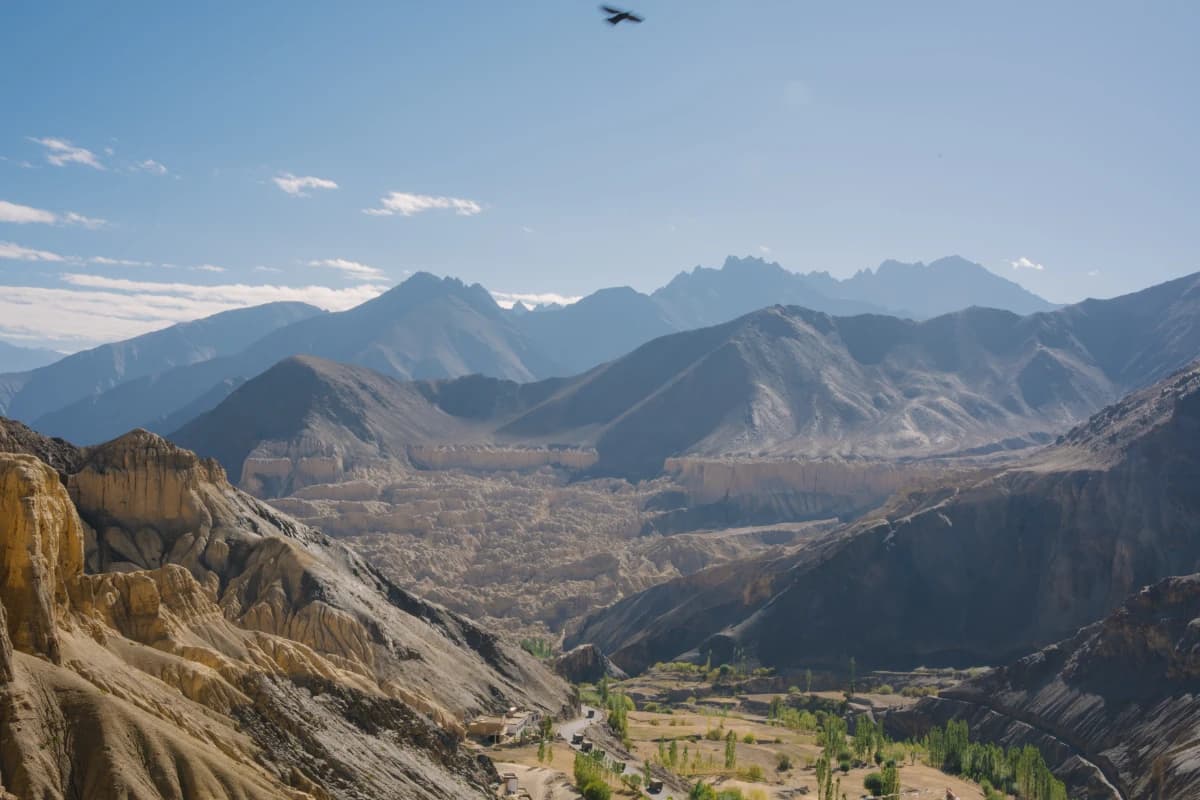 Ladakh Mountain View in Summer Season