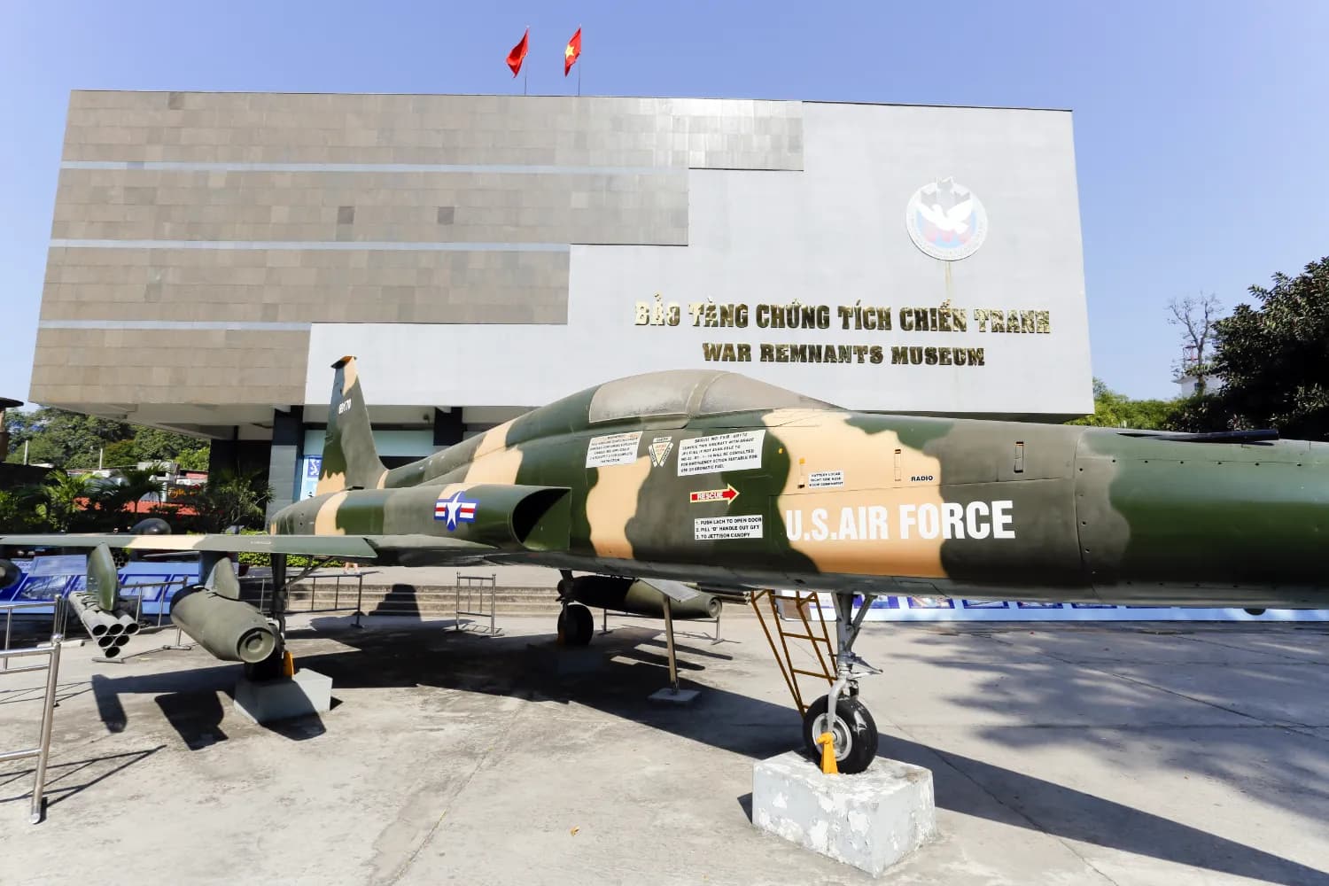 The War Remnants Museum is a war museum in District 3 Ho Chi Minh City Vietnam