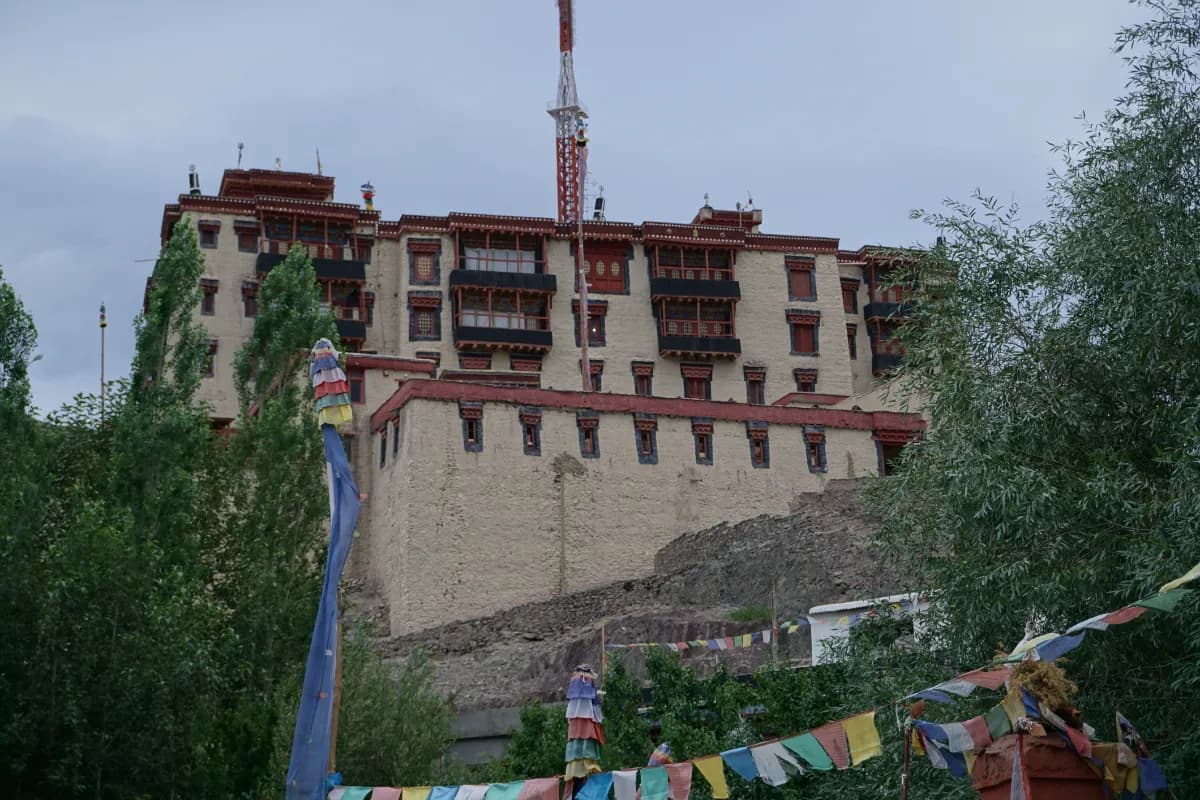 Traditional architecture of Stok Palace in Ladakh