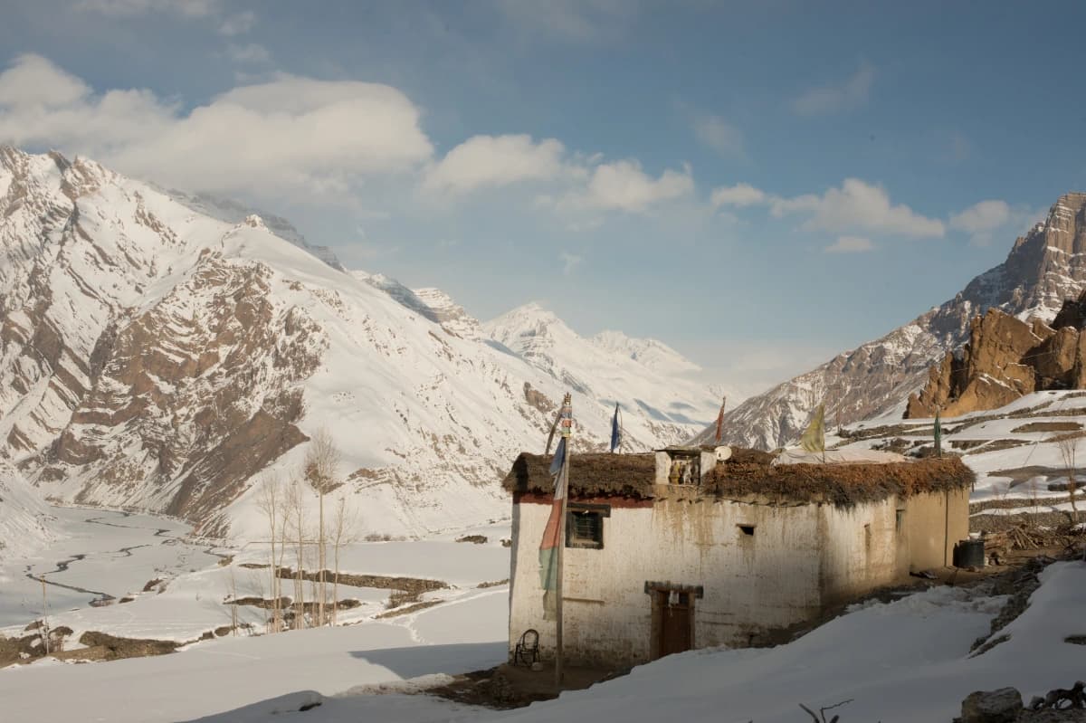 Hikkim Village Mountain View