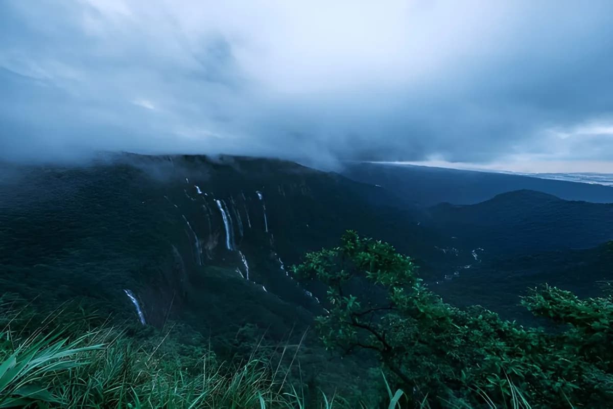 Monsoon Season in Meghalaya in the month of July