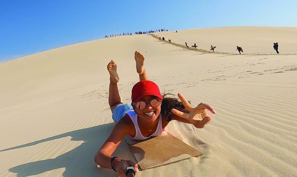 Dessert Safari Tour with sand tobogganing