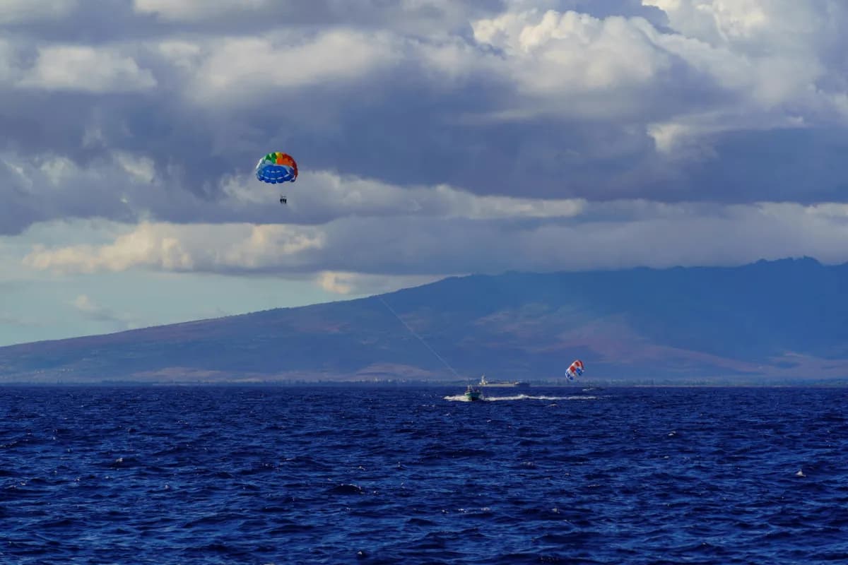 Parasailing at Australia