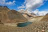 Scenic view of Suraj Tal lake in Himachal Pradesh