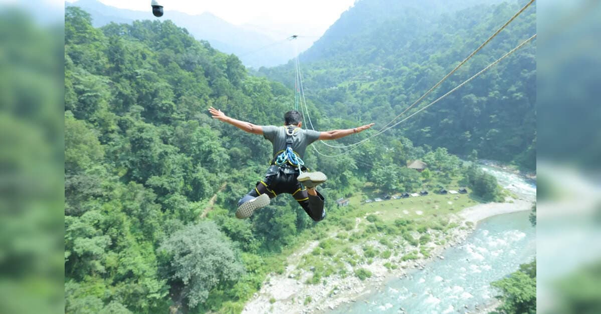 Experience the Thrill: Jumpin Heights Introduces the Valley Rope Jump in Rishikesh