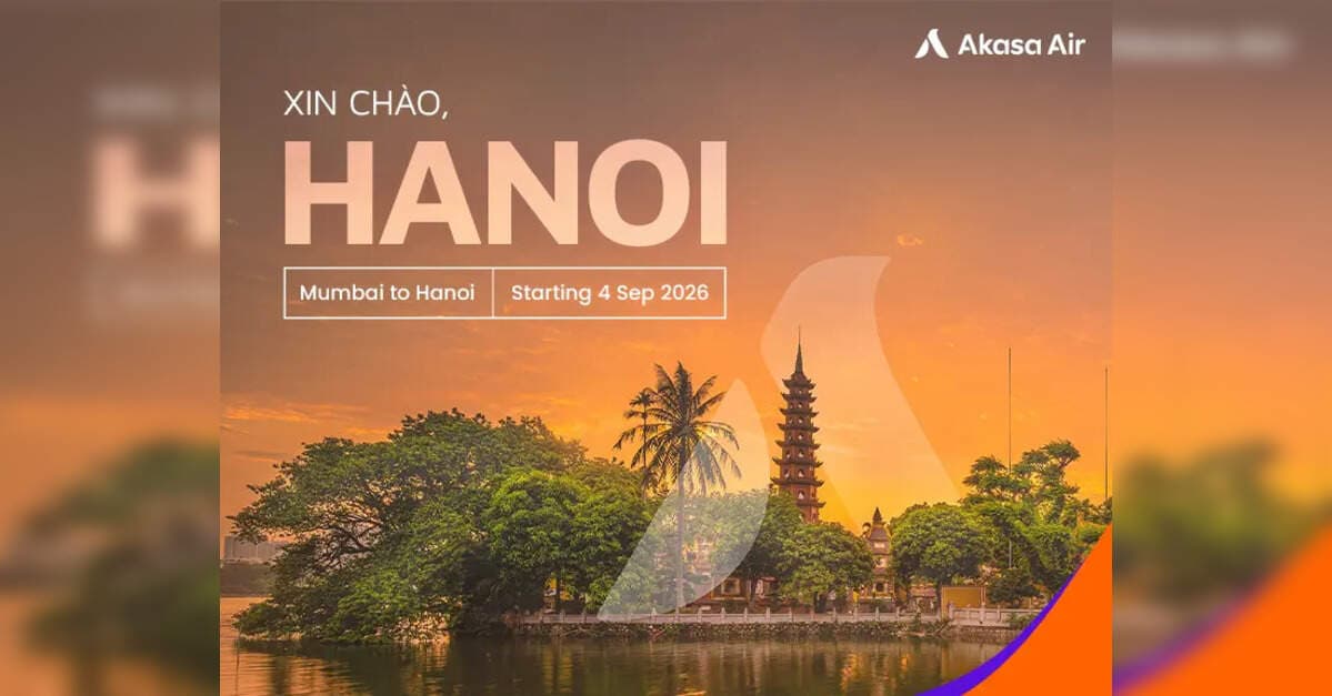 Akasa Air Set to Introduce Mumbai-Hanoi Flights, Marking Its Seventh International Route
