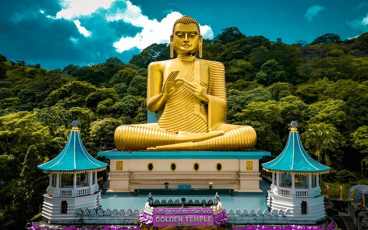 Dambulla Royal Cave Temple and Golden Temple
