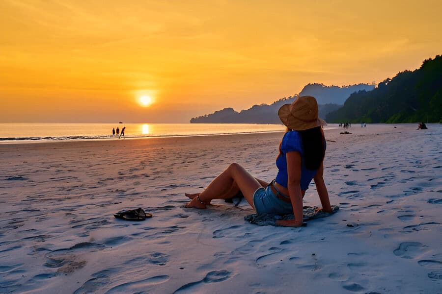 Relax at Beautiful Radhanagar Beach