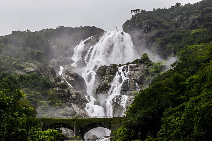 Have Fun at Dudhsagar Falls