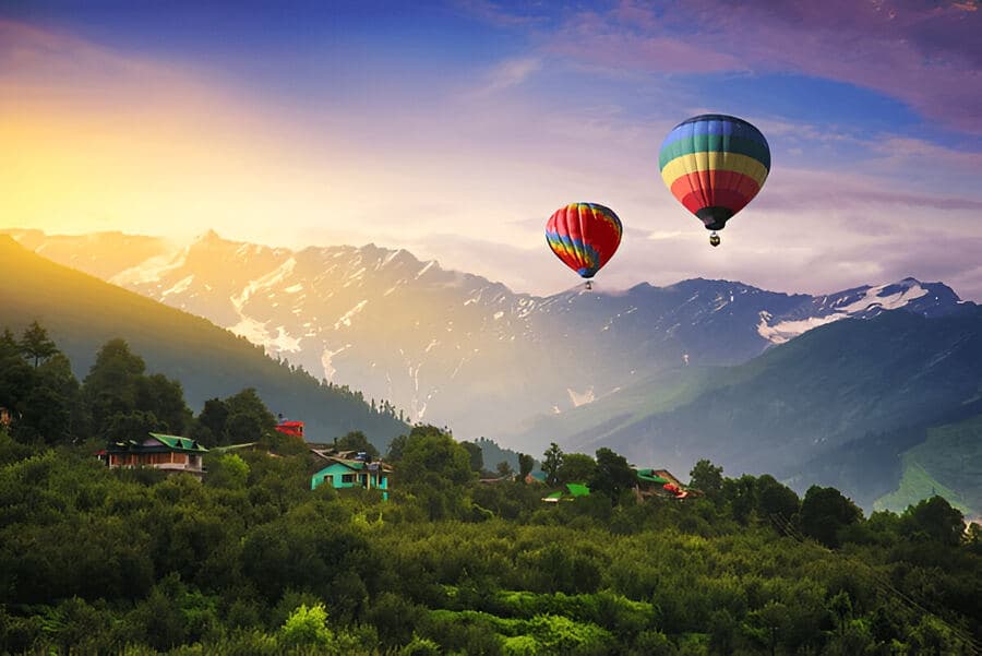 Hot Air Balloon Ride in Manali