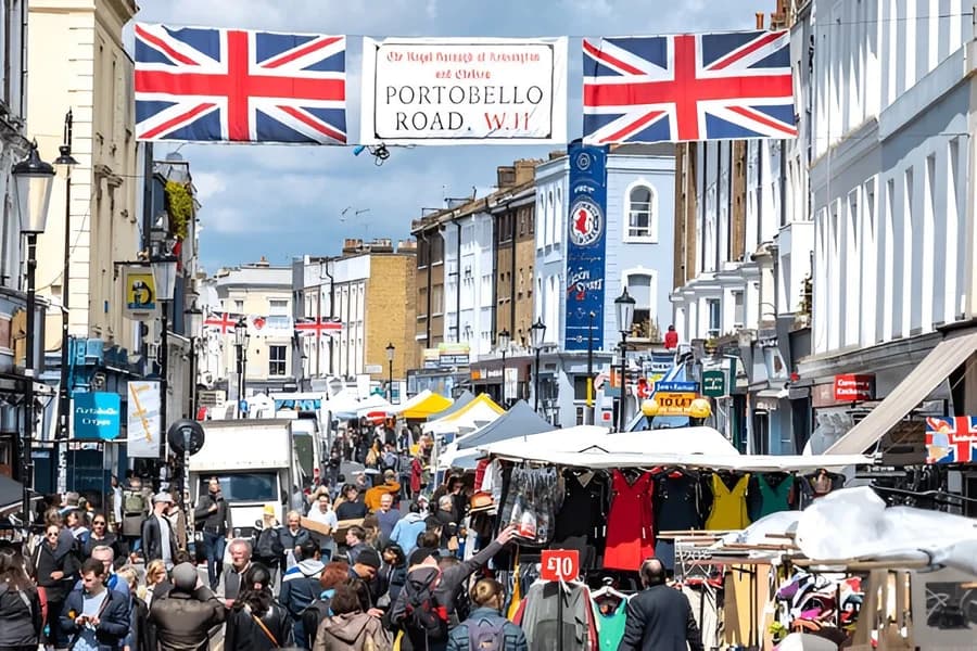 Portobello Road Market, London