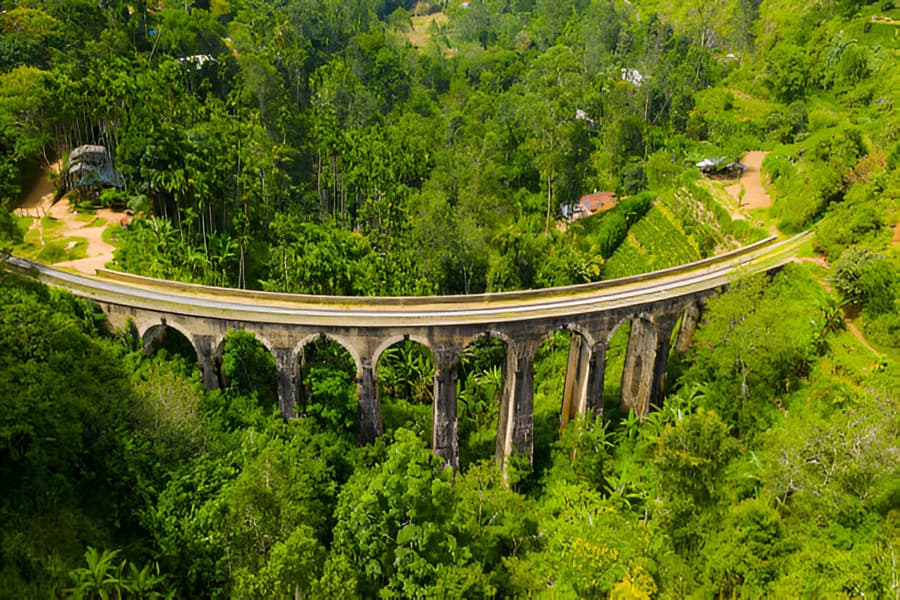 Nine Arch Bridge in Ella