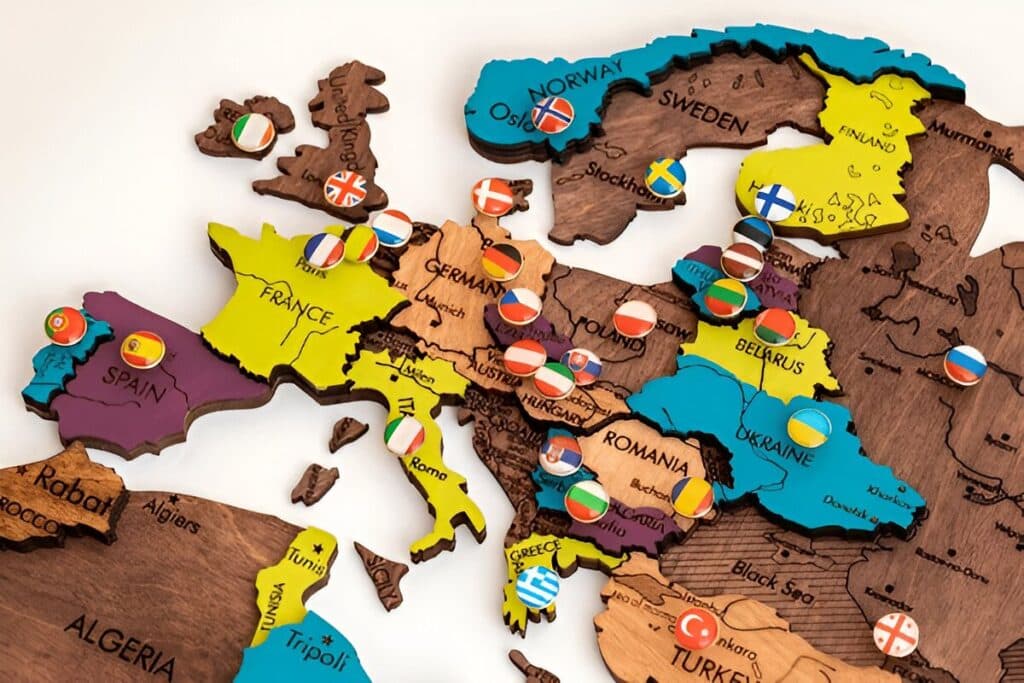 Europe Has 44 Countries