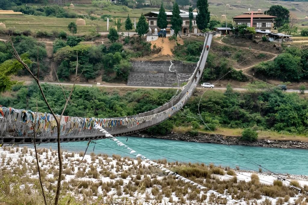 Punakha Suspension Bridge, Punakha