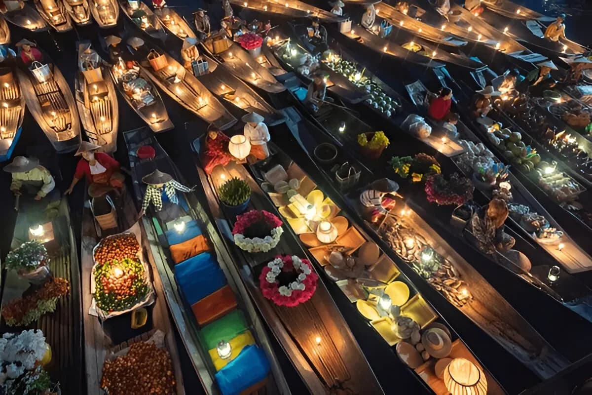 Floating Market, Vietnam