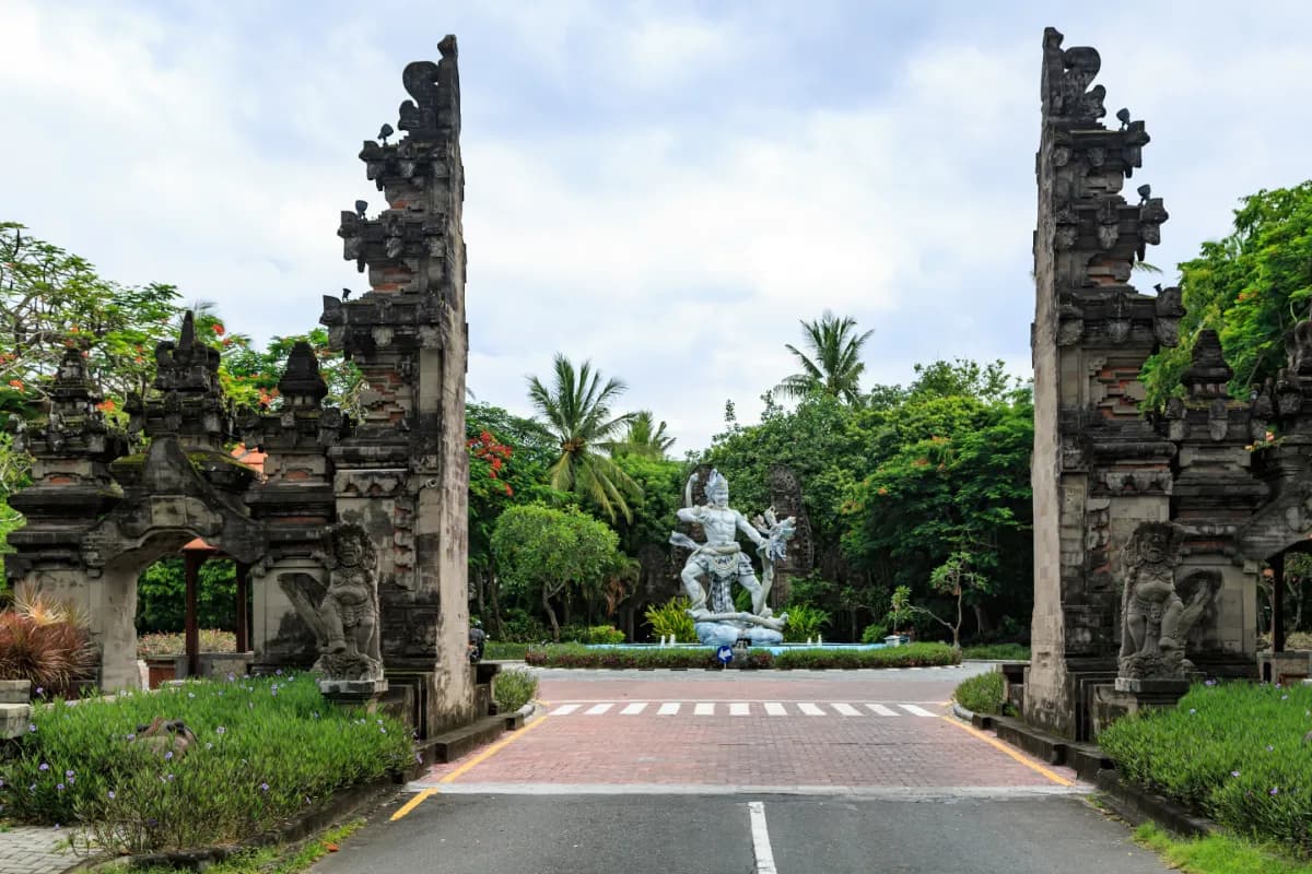 Southern-Gate of Nusa Dua In Bali