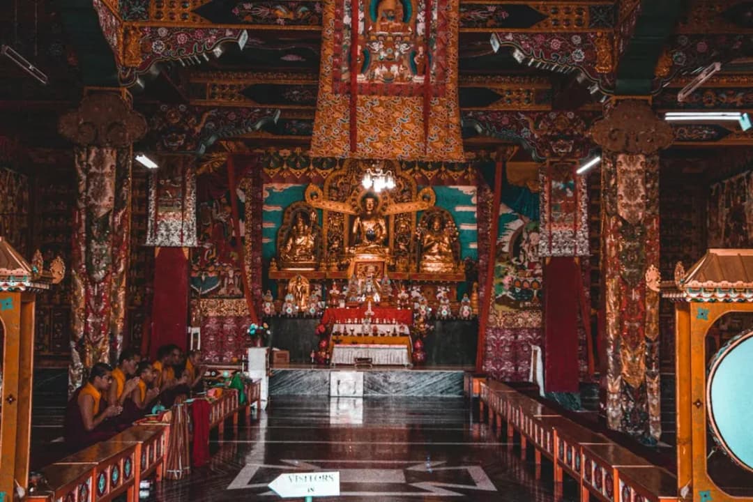 Ancient Buddhist Prayer Hall