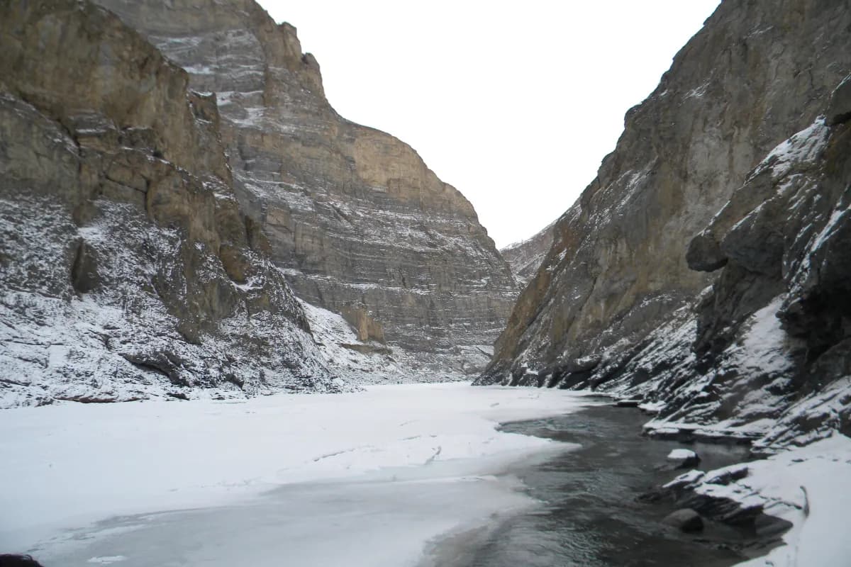 Frozen Zanskar River