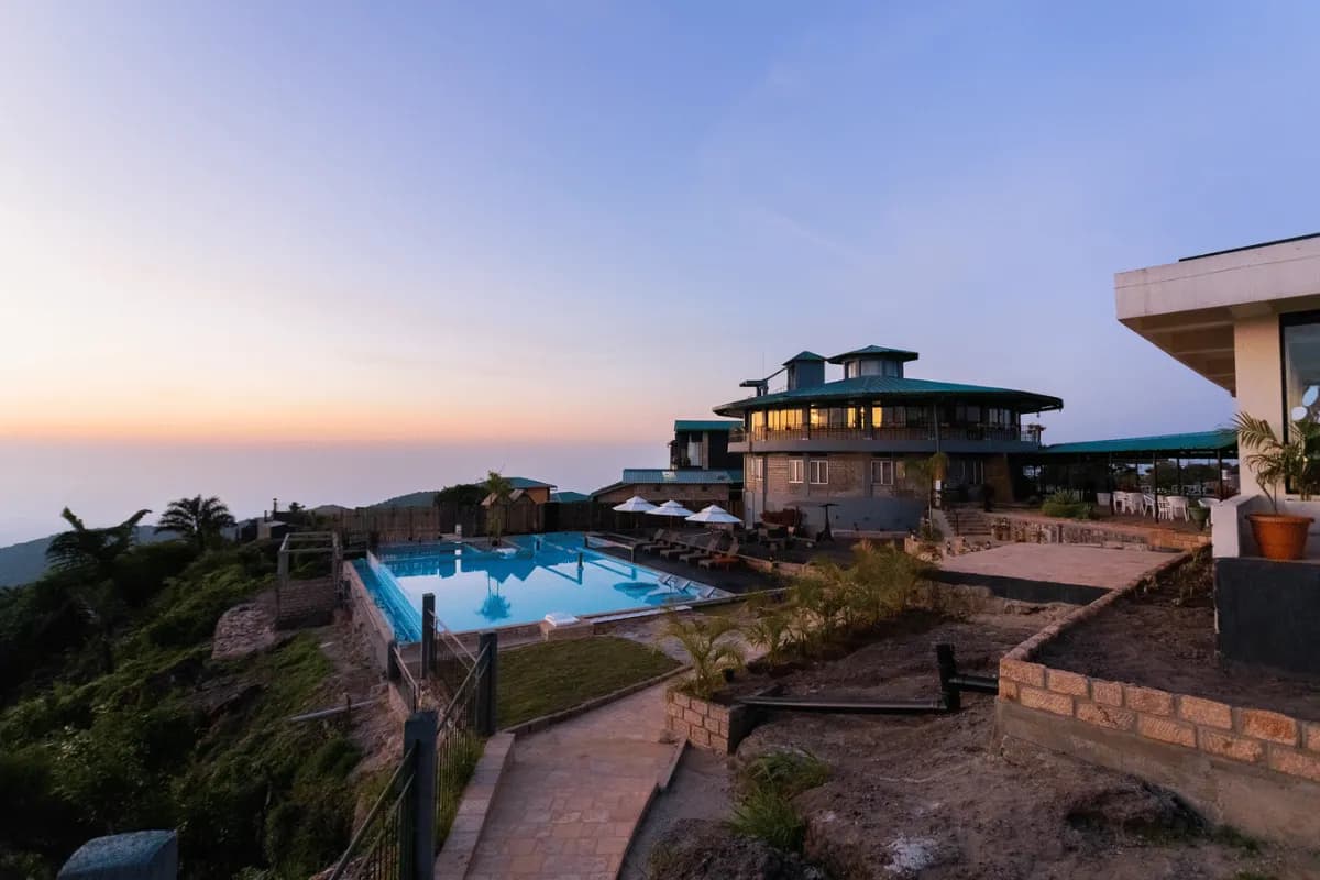 Cliffside Resort in Cherrapunji
