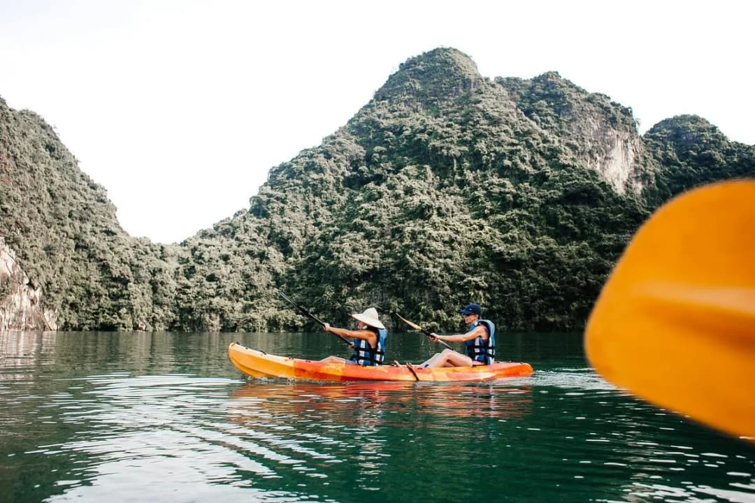 Kayaking Around Island