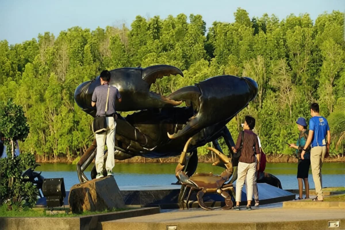 Tourist visit at Black Crab View Point