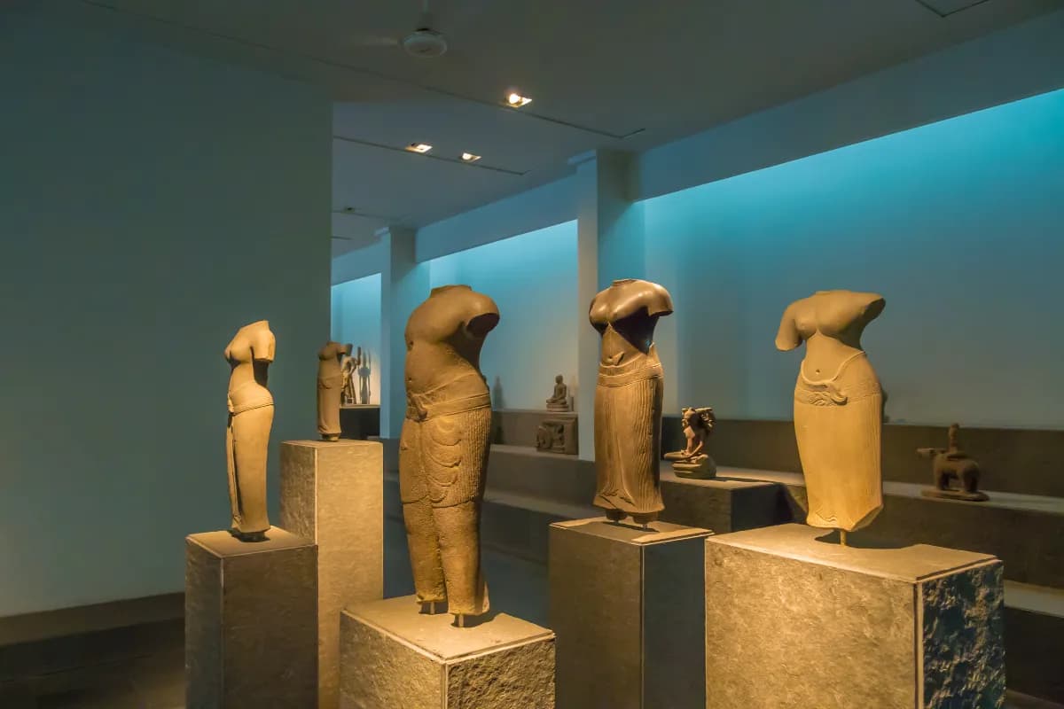 Statues InSide National Museum of Vietnamese History