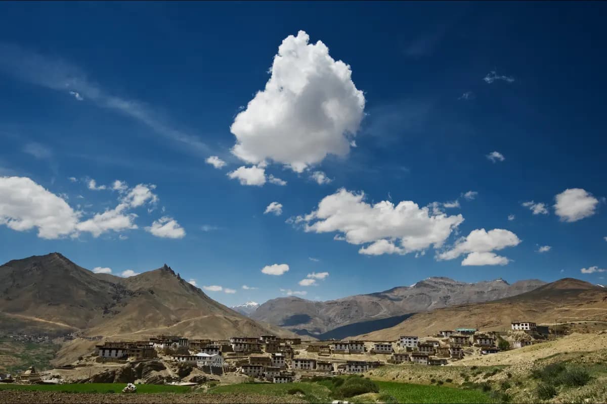 Kibber Village View