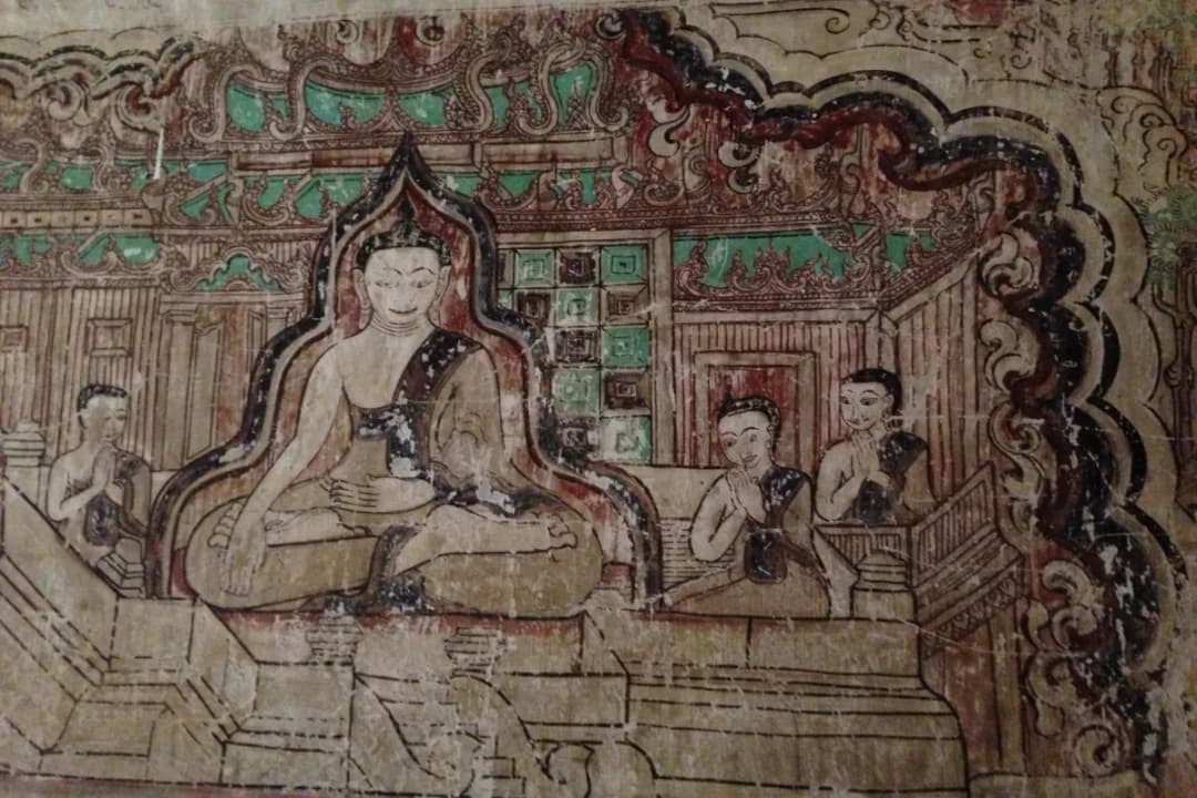 Temple Murals and Interior Artwork