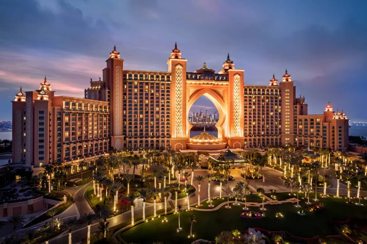 Palm Jumeirah and Marina