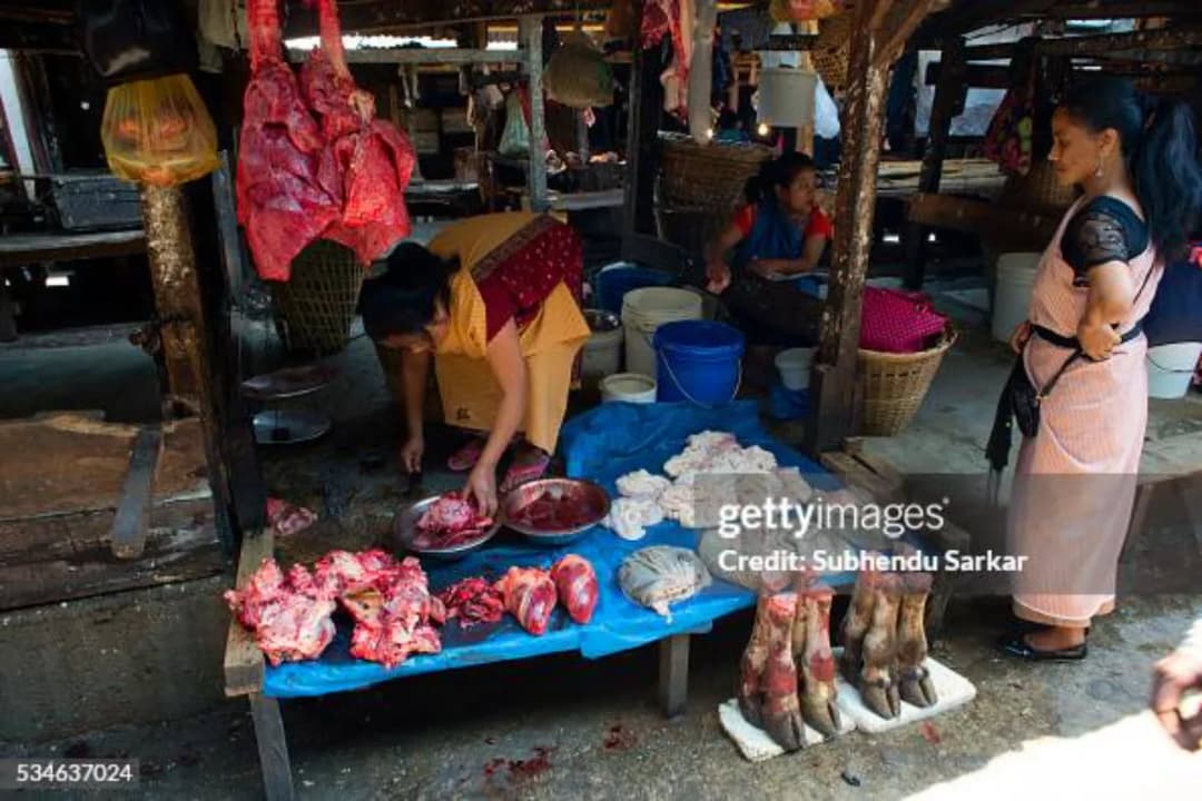 Dried Fish Market Area