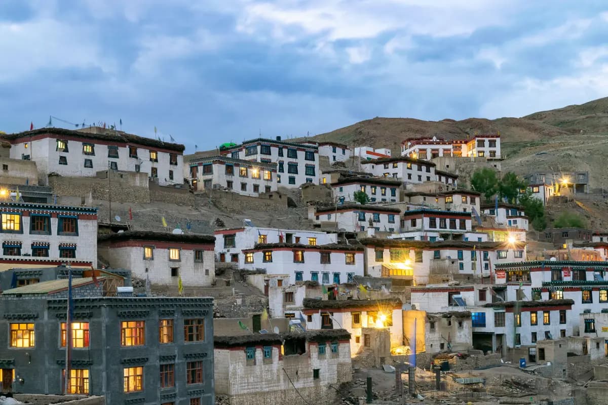 Kibber Village View