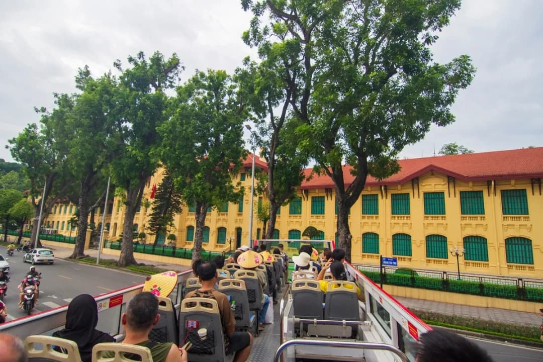 Yellow Colonial Facade