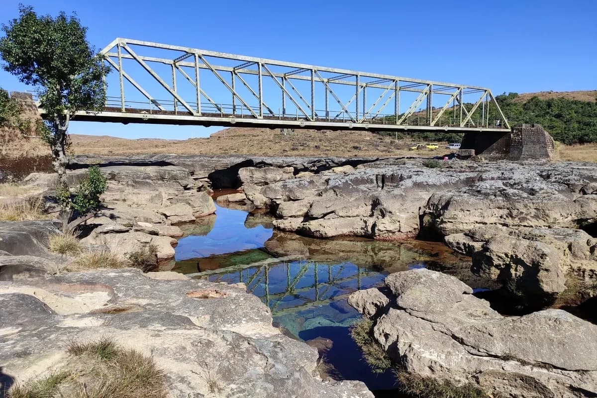A bridge near dainthlen falls