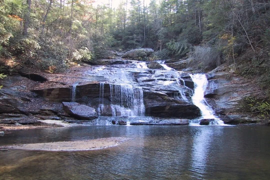 Wide Rock Water Flow