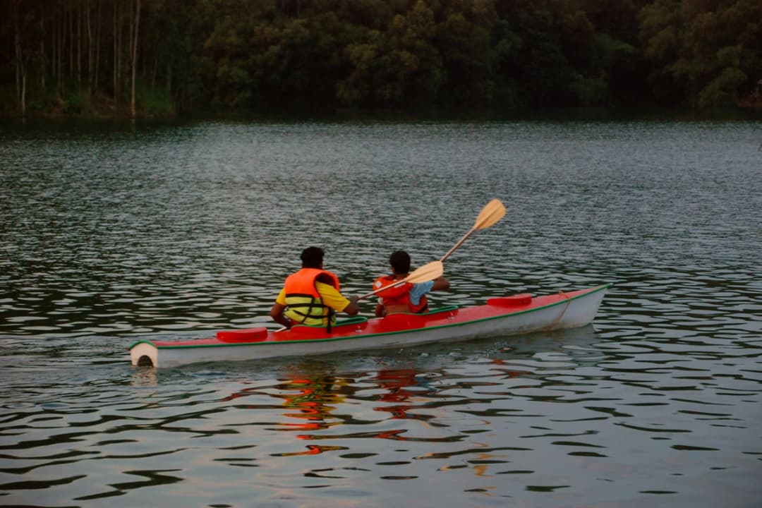 Kayaking Through Calm Sections