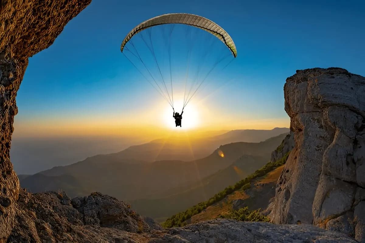 Paragliding in Andaman