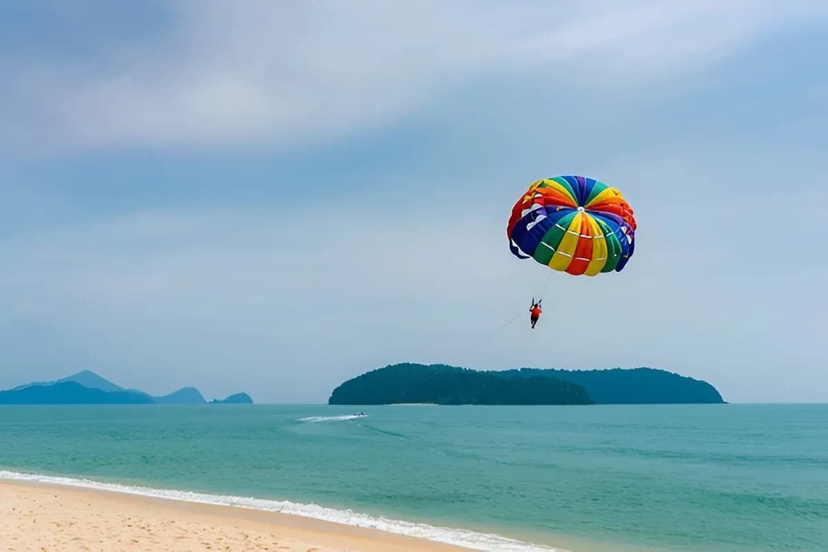 Paragliding in Andaman