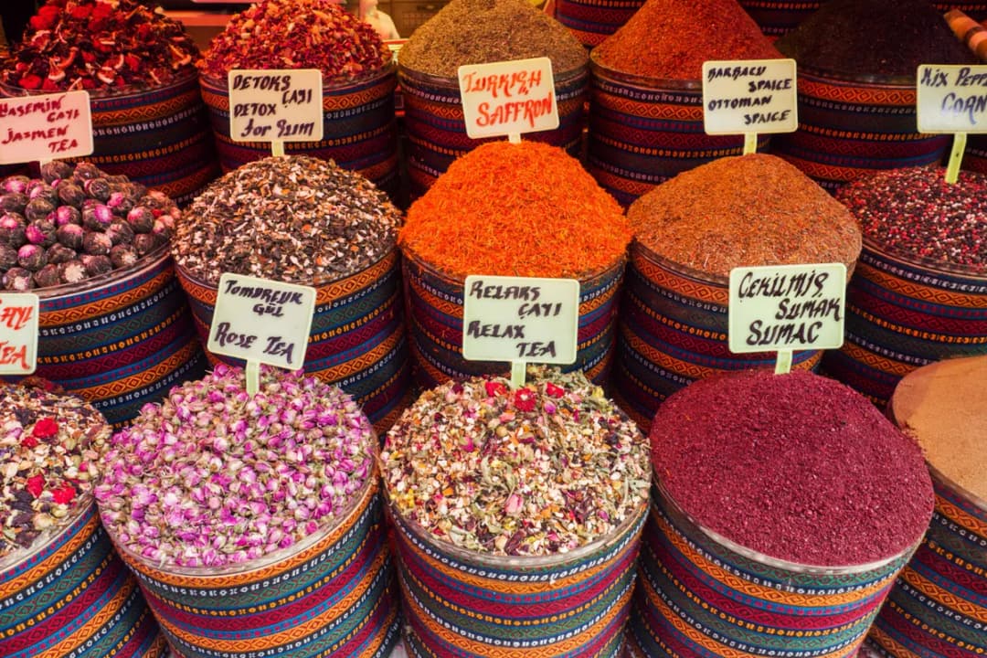 Traditional Spice Stalls