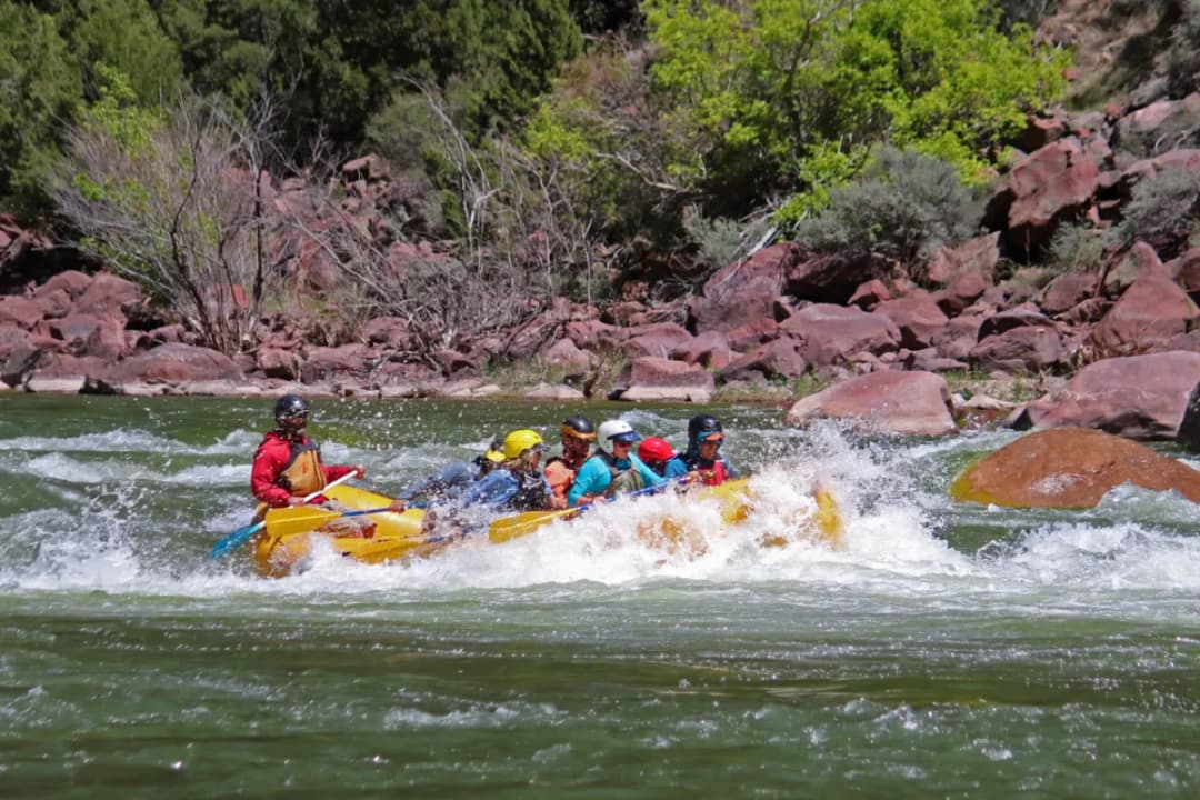Challenging rapids