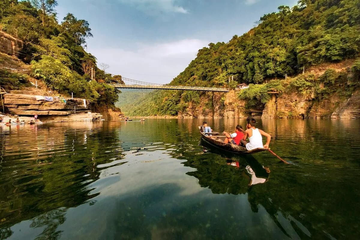 Boating at Umngot River